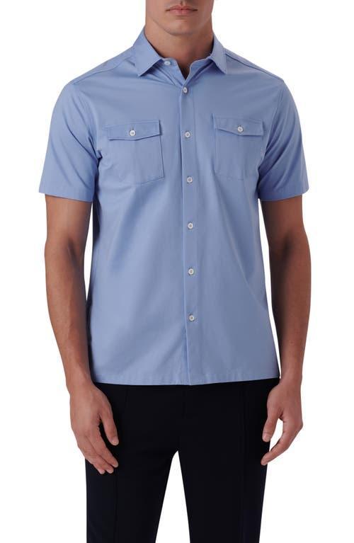 Mens OoohCotton Short-Sleeve Shirt with Chest Pockets Product Image