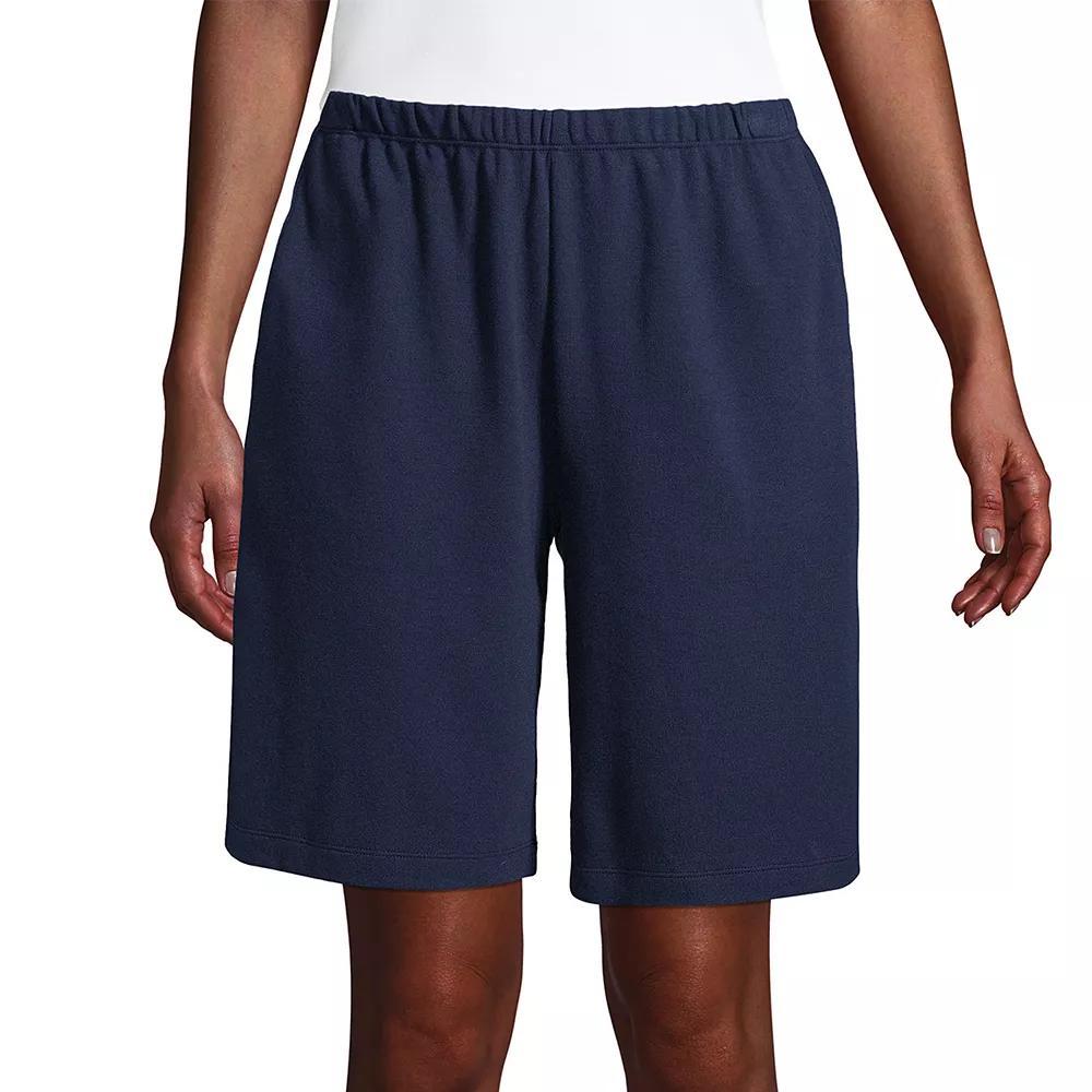 Women's Lands' End Sport Knit Pull-On Shorts, Size: XS, Black Product Image