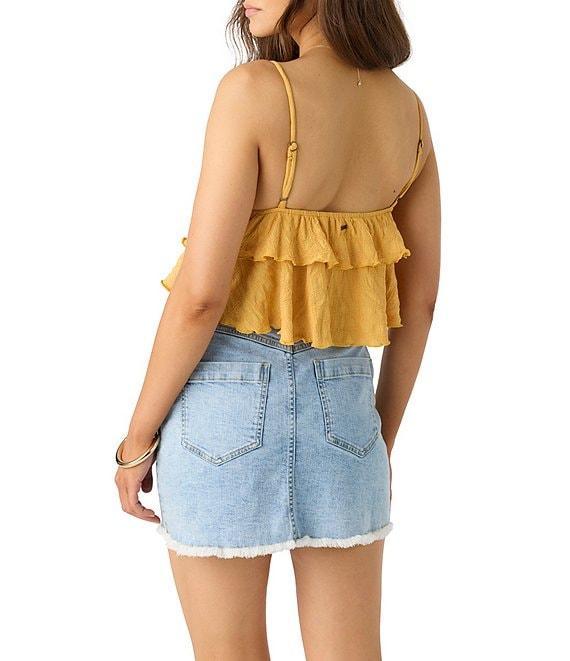 O'Neill Chloey V-Neck Tiered Knit Tank Top Product Image