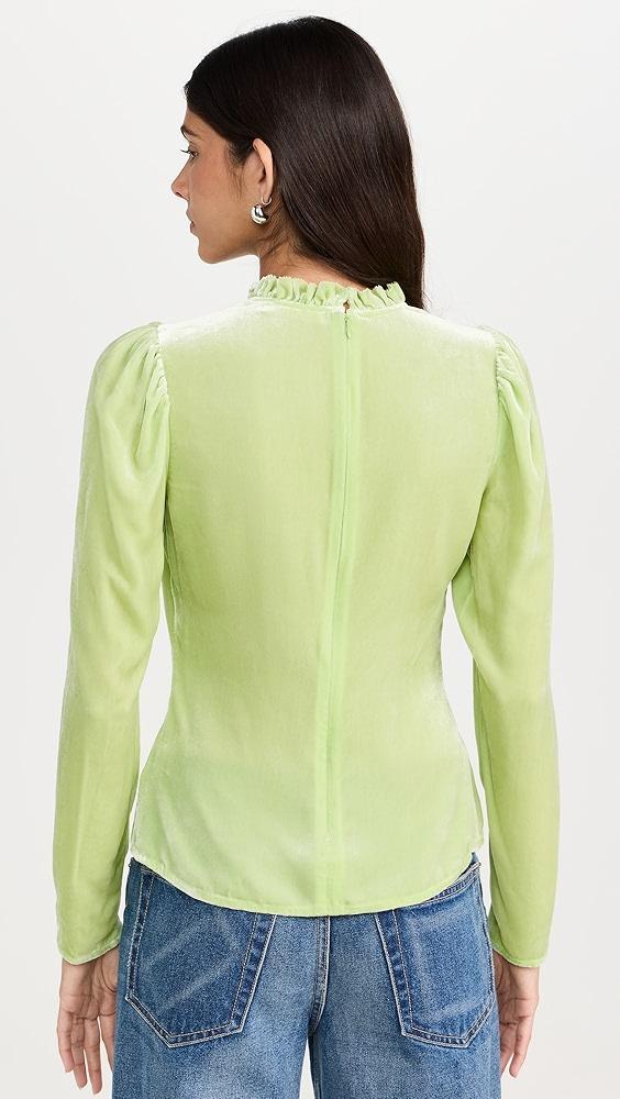 Ulla Johnson Marlene Velvet Blouse | Shopbop Product Image