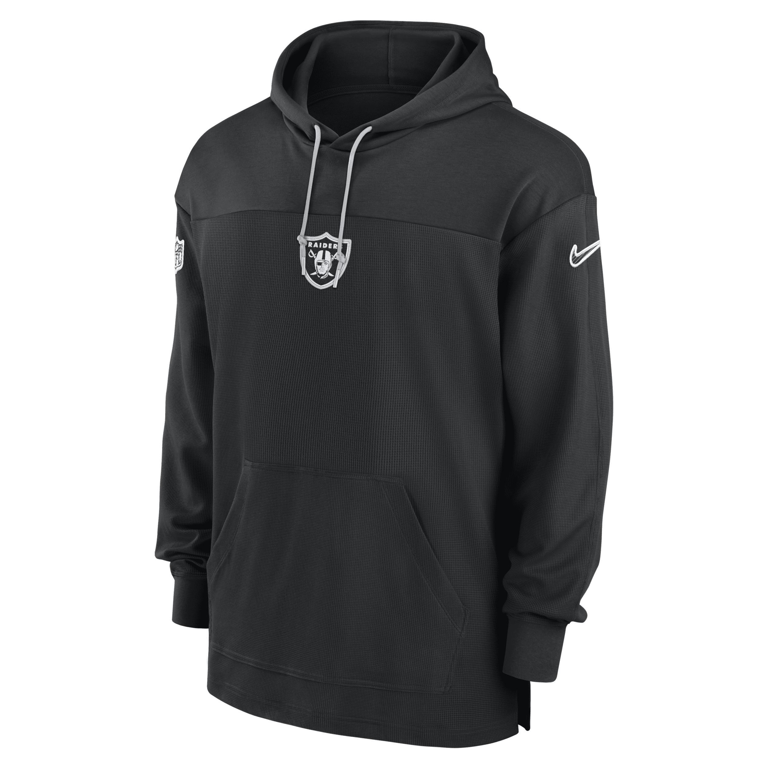 Las Vegas Raiders Sideline Jersey Nike Men's Dri-FIT NFL Pullover Hoodie Product Image