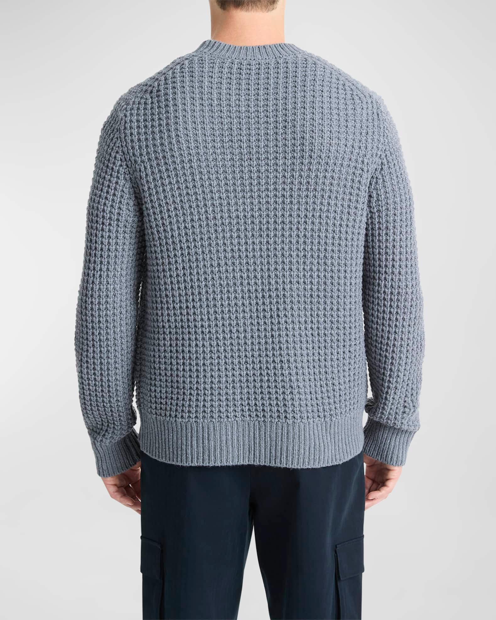 Men's Macro Waffle Cashmere Sweater Product Image