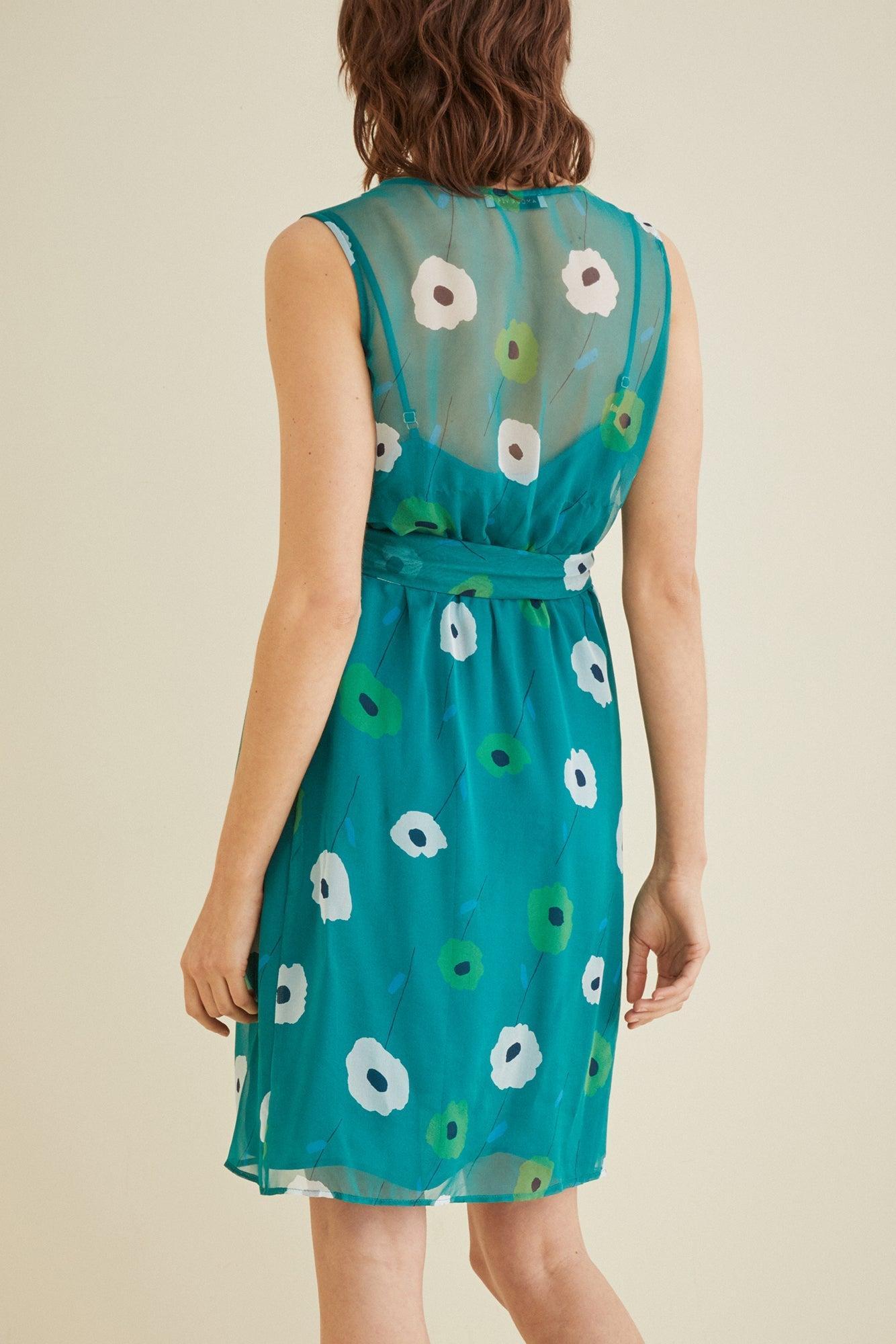 Delta Wrap Dress - Marin Florals - ReAmour Product Image