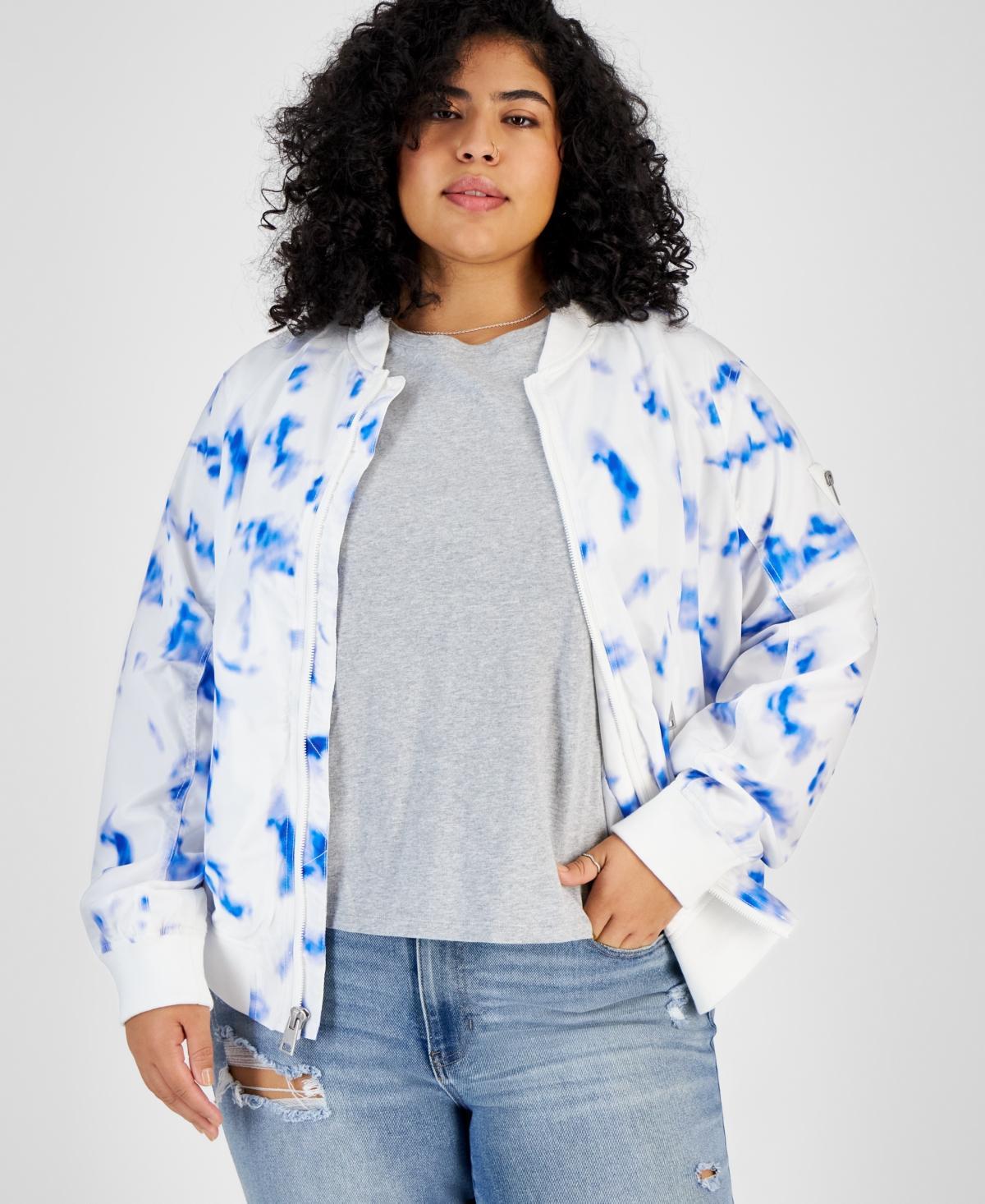 Plus Size Levi's® Newport Classic Bomber Jacket, Women's, Size: 2XL, White Product Image