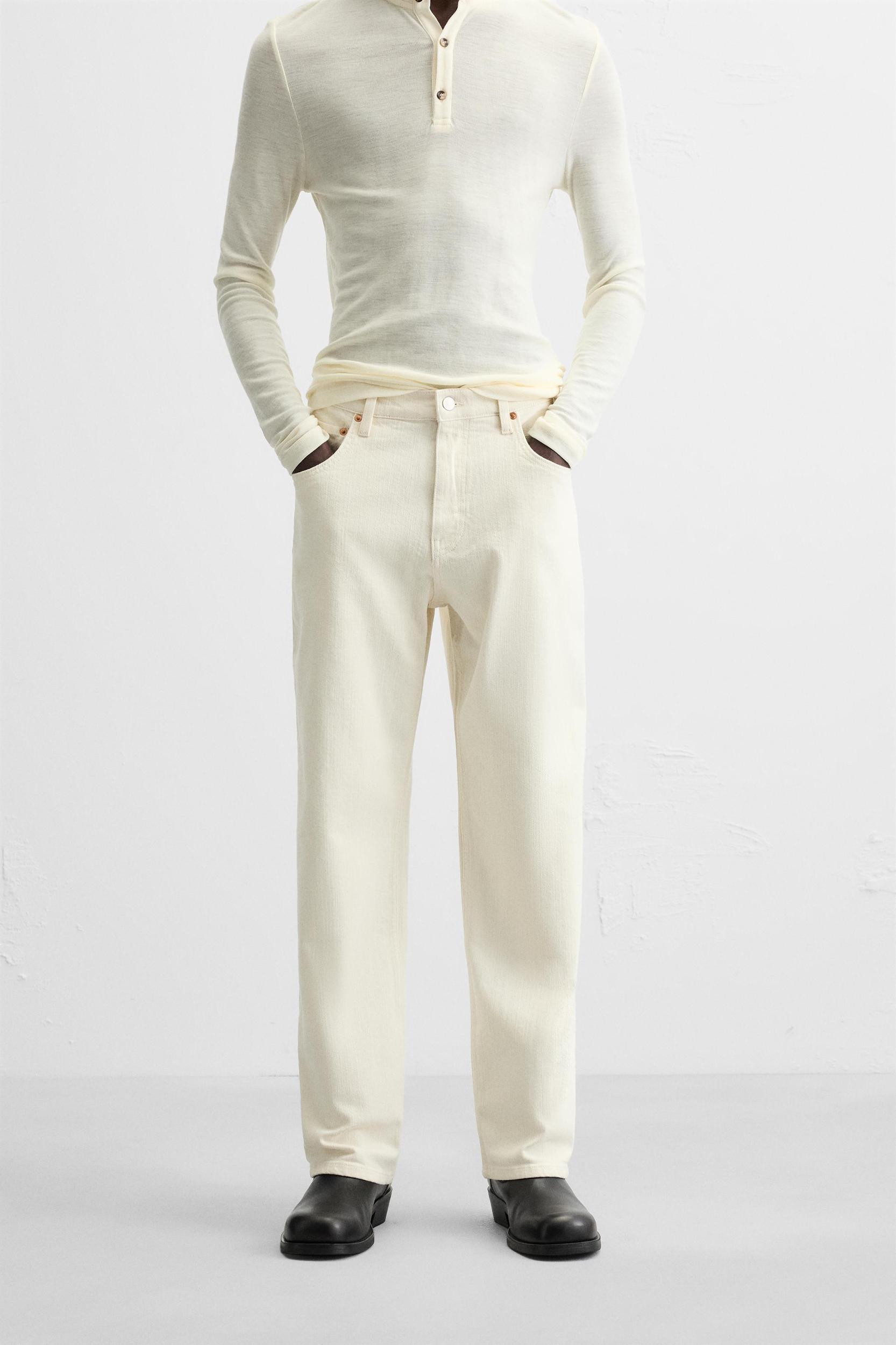 ADJUSTABLE RELAXED FIT JEANS Product Image