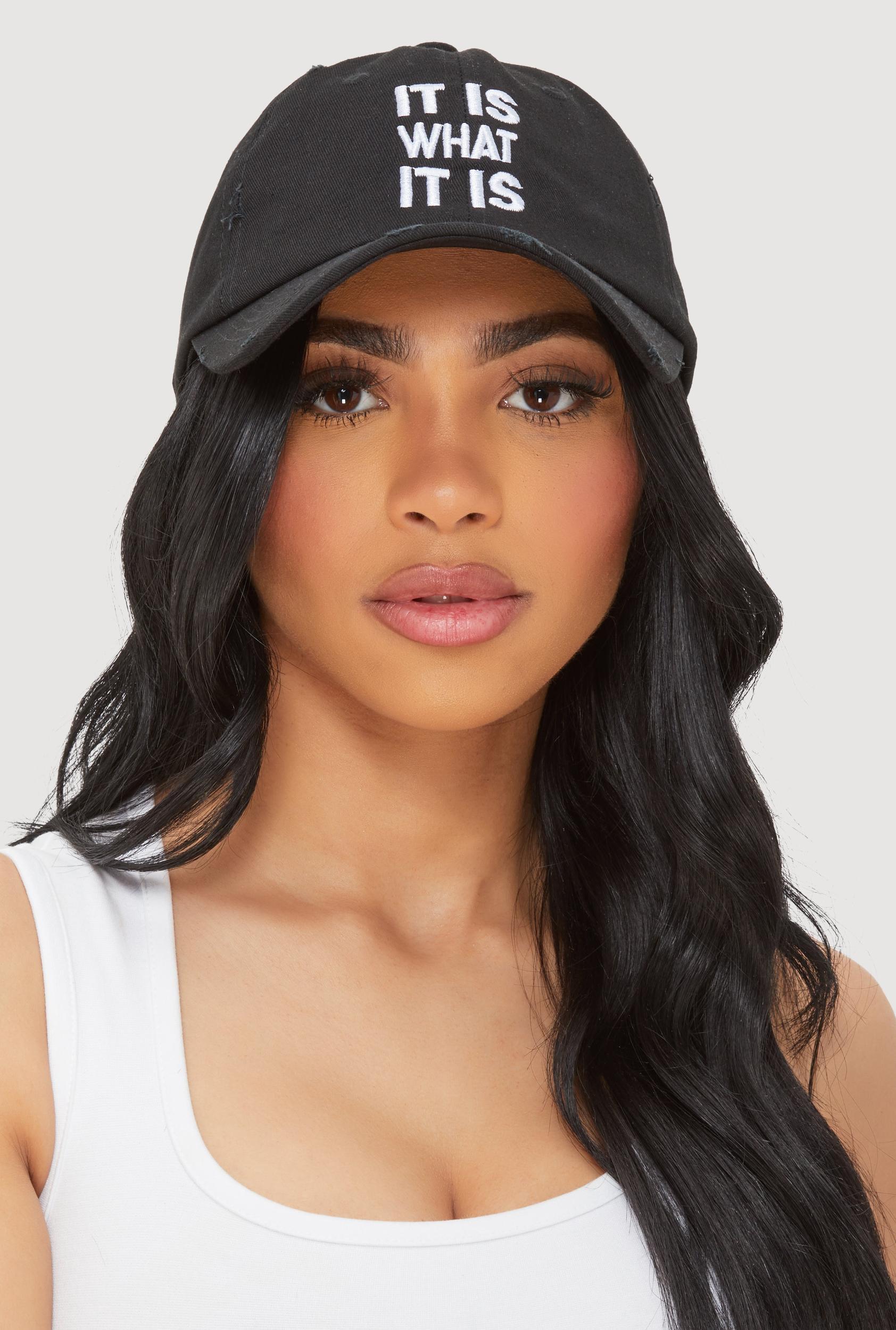 It Is What It Is Baseball Cap Female Product Image