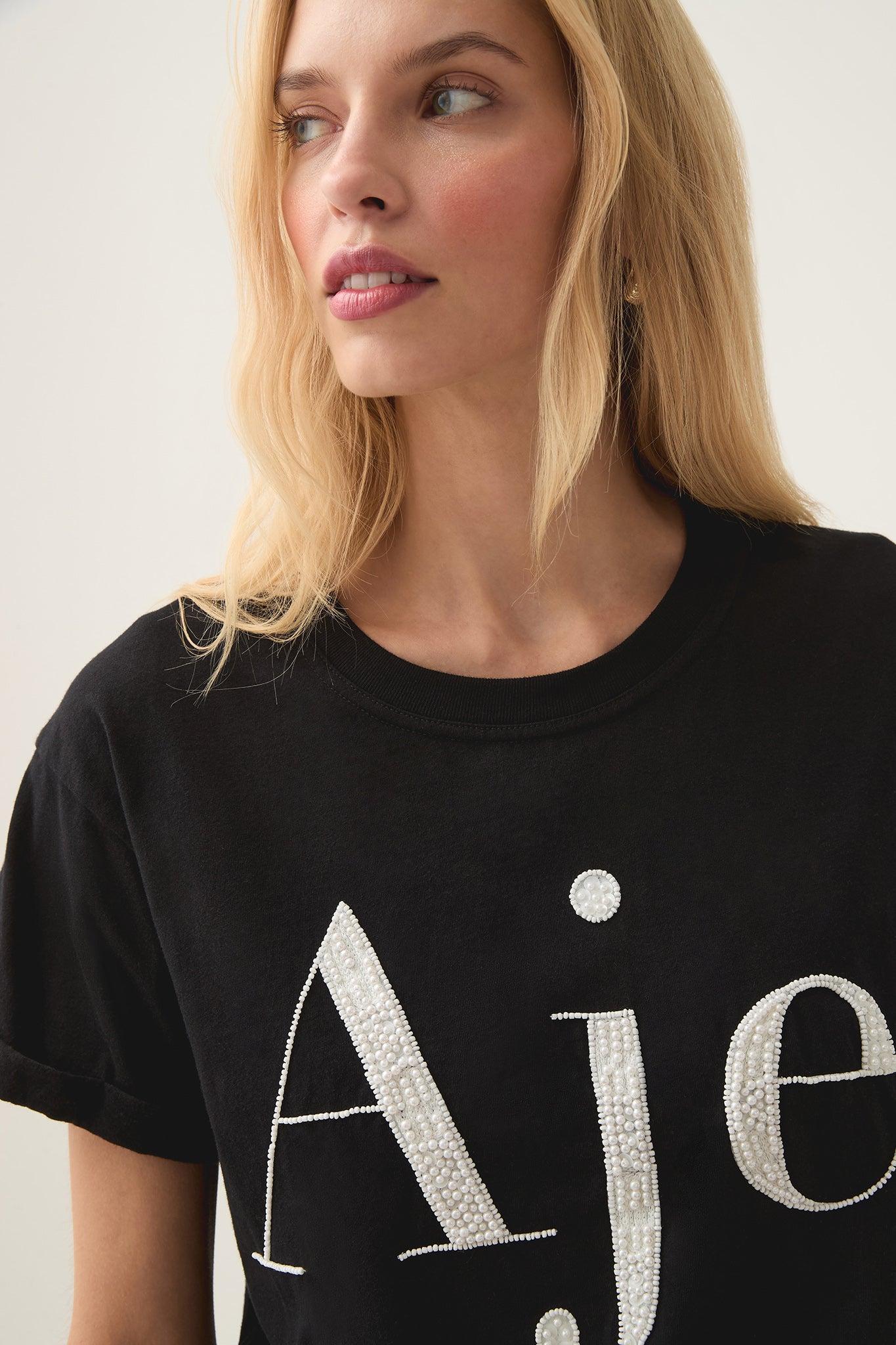 Beyond Embellished Logo Tee Product Image