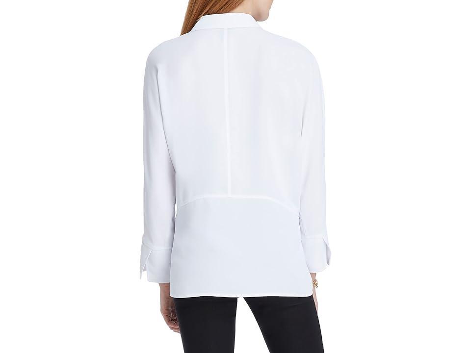 NIC  ZOE Flowing Ease Point Collar Long Sleeve Easy Top Product Image
