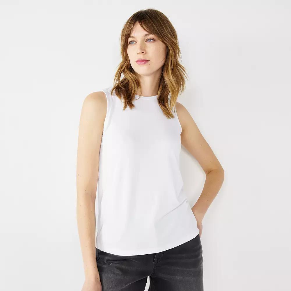 Nine West Essential Easy High-Neck Tank Top, Womens Product Image