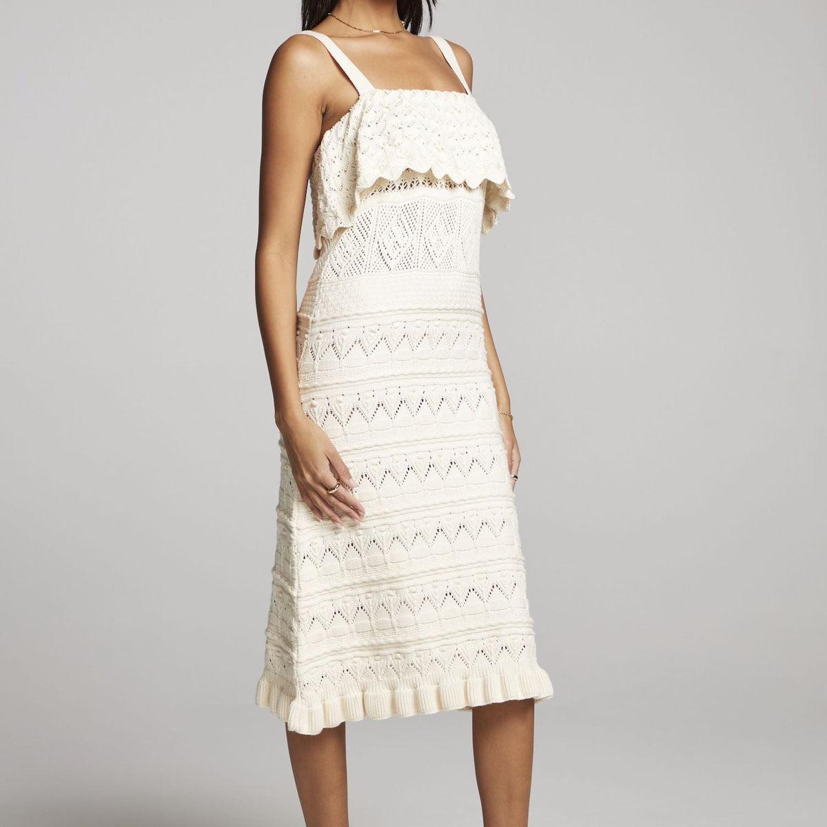 Saltwater Luxe Kendra Dress in Natural Product Image