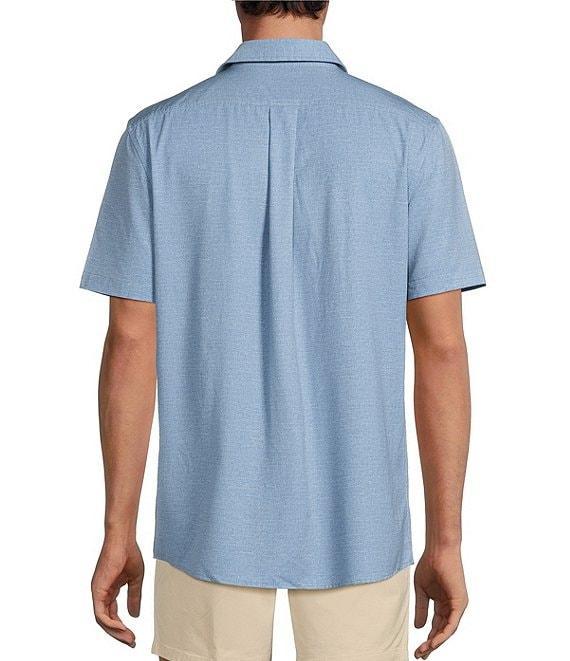Rowm Performance Rec + Relax Short Sleeve Solid Textured Shirt Product Image