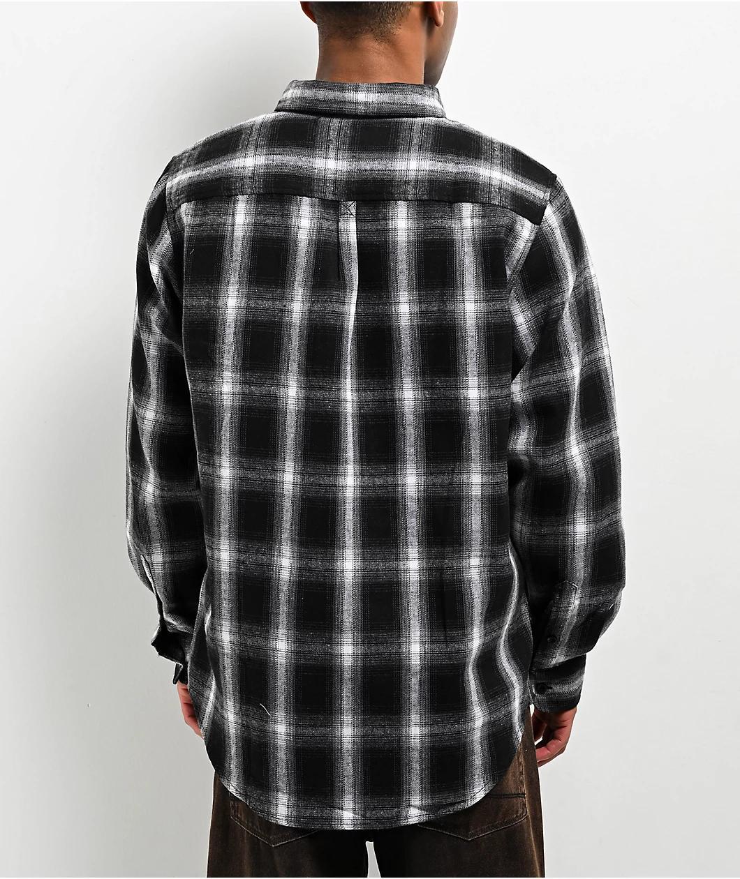 Learn To Forget Old English Black Flannel Shirt Product Image