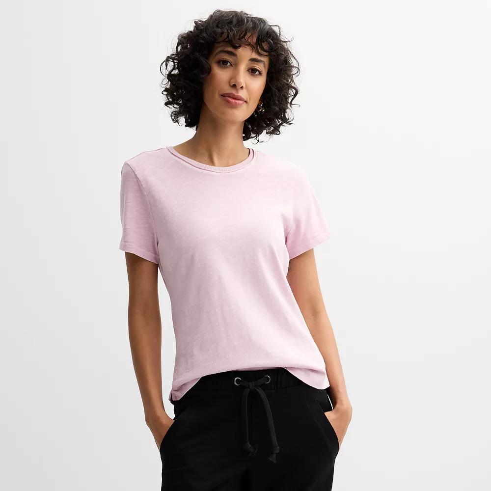 Women's Grey State Washed Short Sleeve Tee, Size: Small, Washed Keepsake Purple Product Image