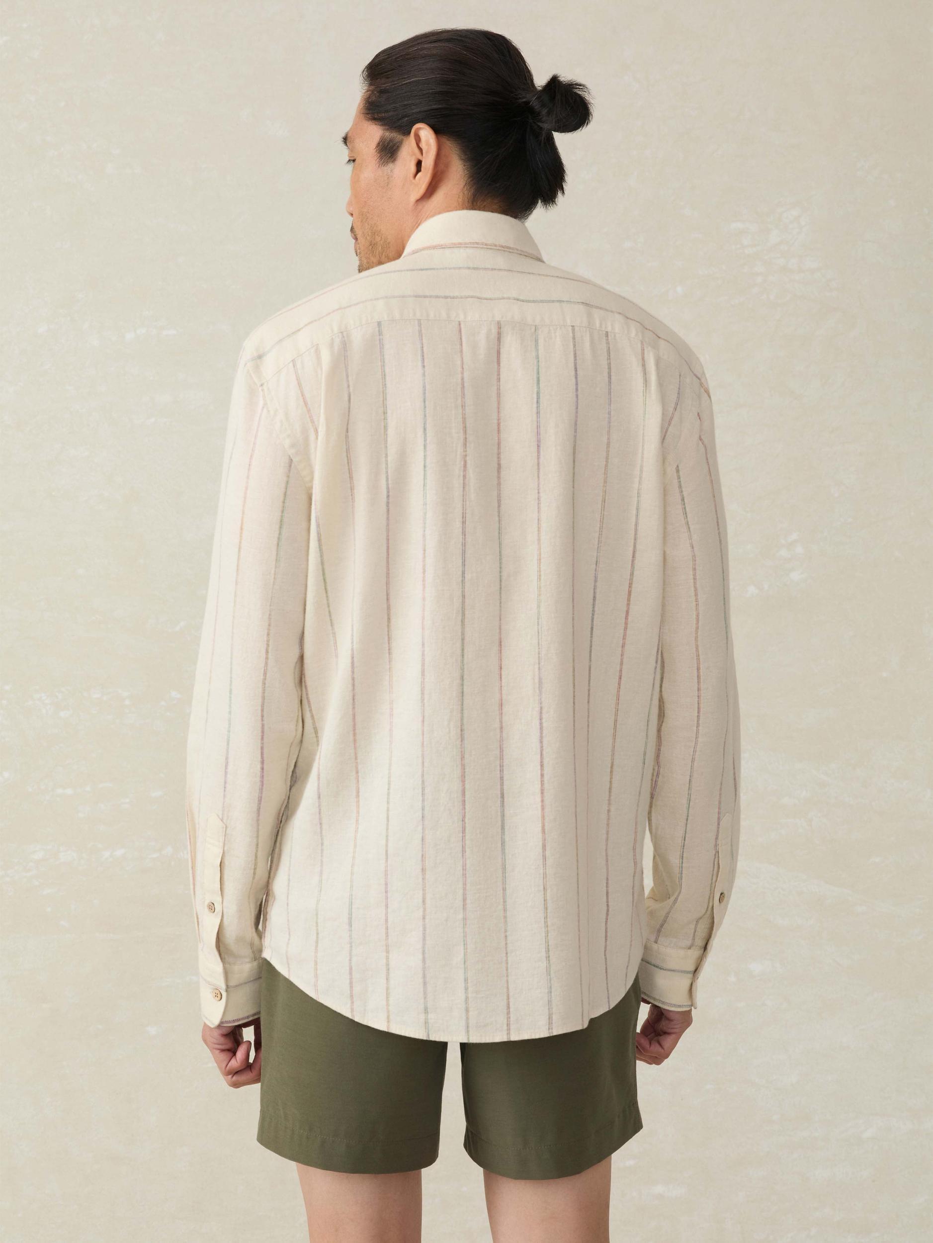 Long-Sleeve Breeze Shirt - Cloud Beach Stripe Male Product Image