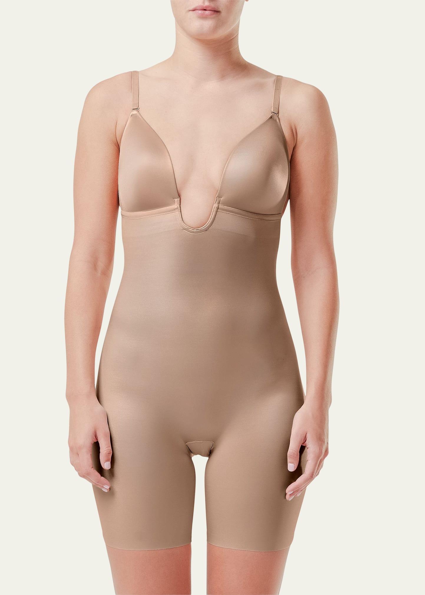 Spanx Suit Your Fancy Plunge Low-Back Mid-Thigh Bodysuit Product Image