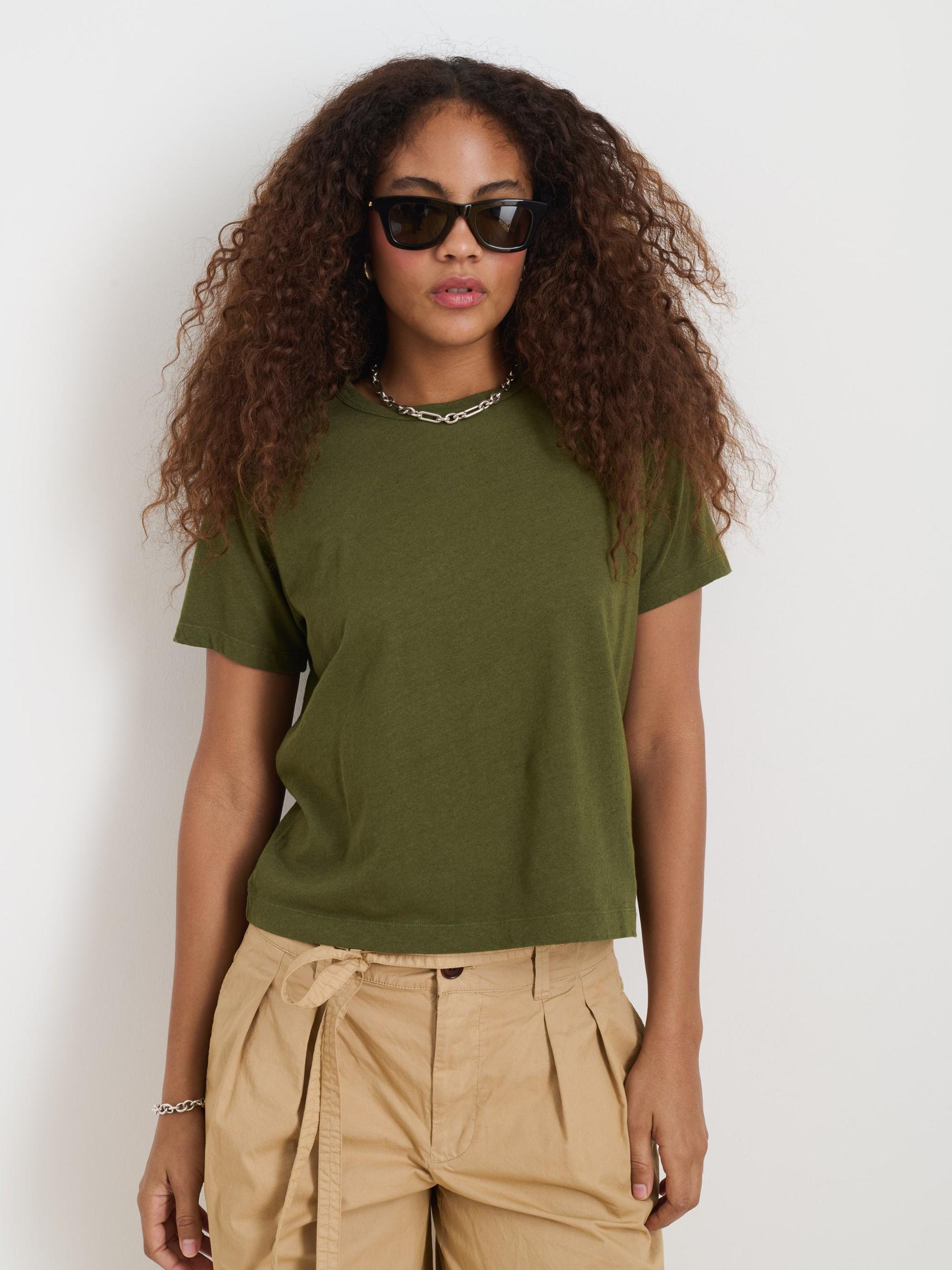 Garcon Tee In Linen Cotton Product Image