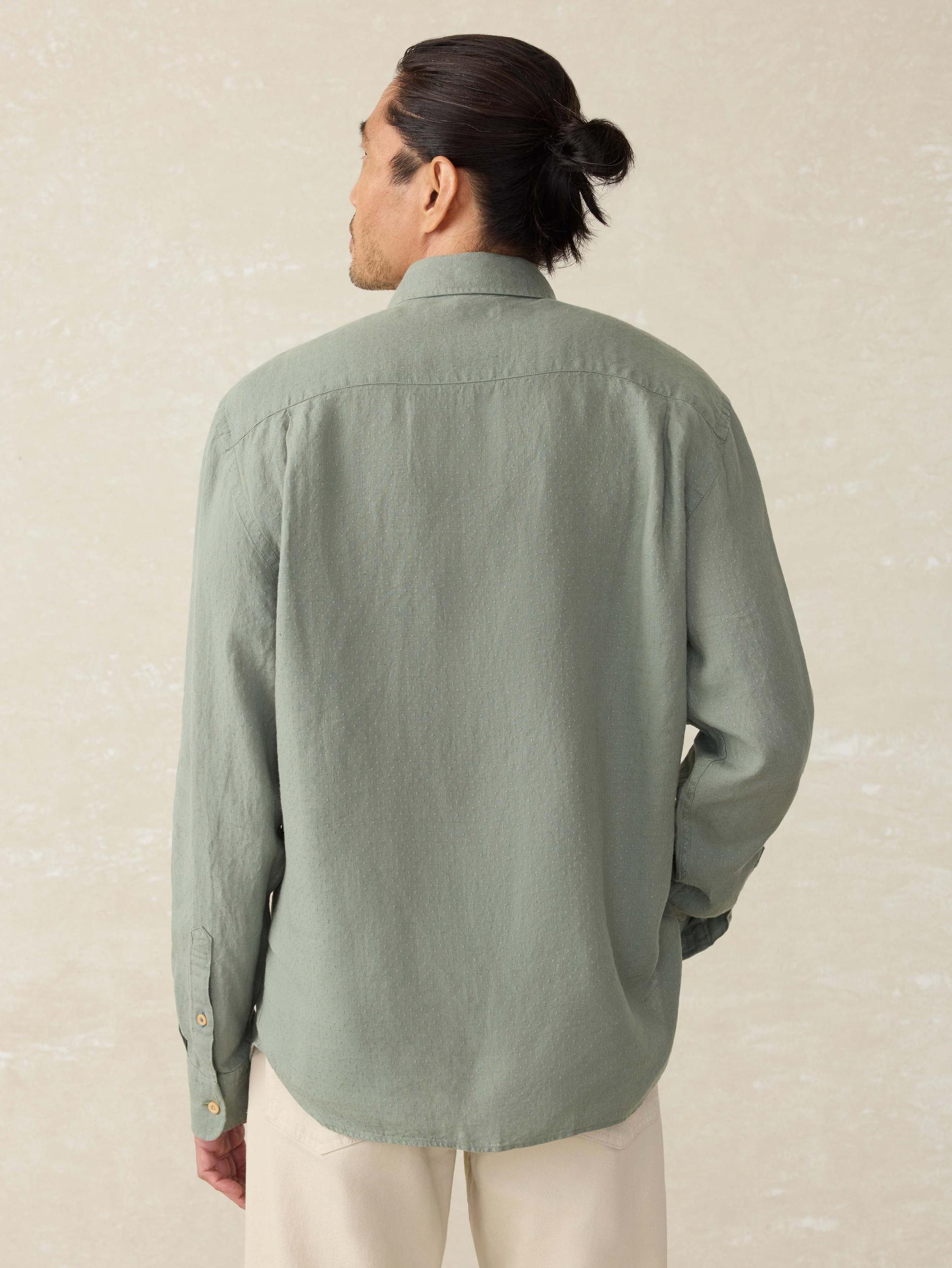 Laguna Linen Shirt - Fairfield Dobby Male Product Image