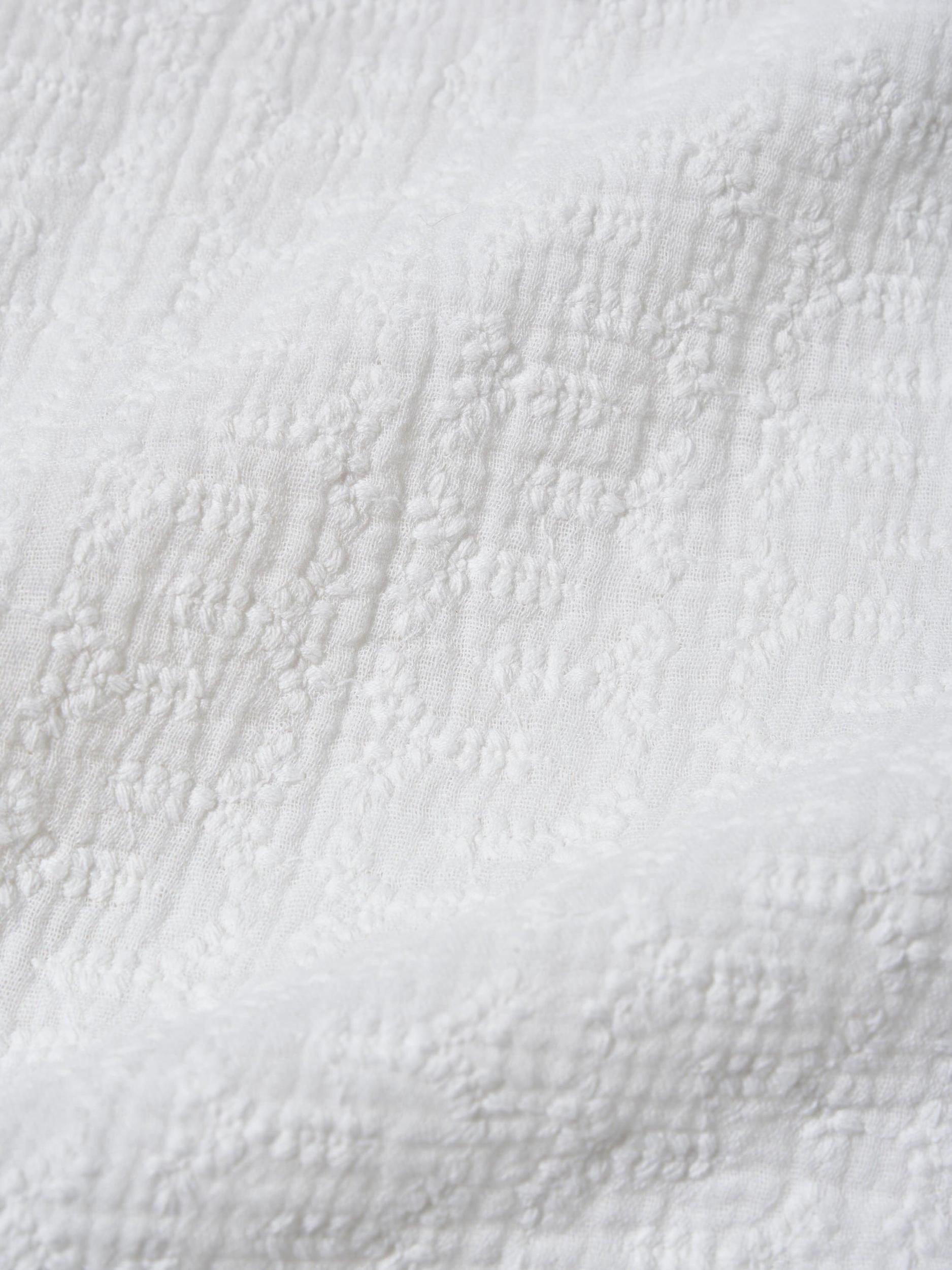 Universal Works Road Shirt in White Bobble Cotton Product Image