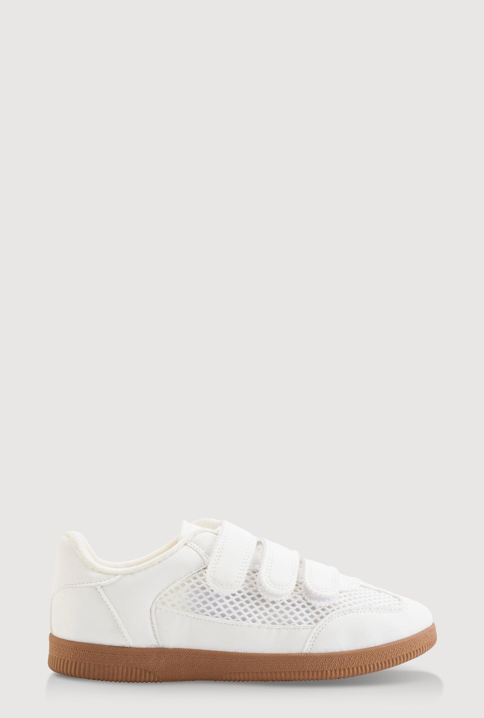 Womens Triple Velcro Strap Sneakers Product Image