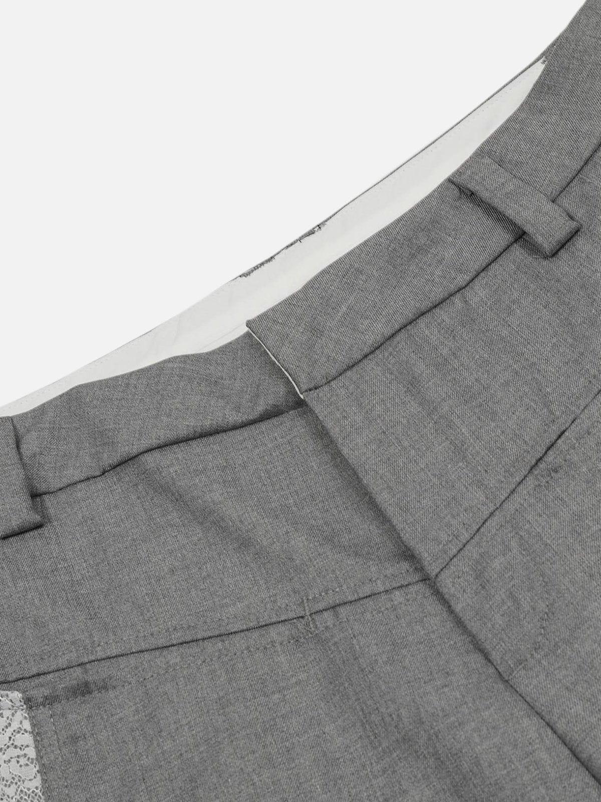 Aelfric Eden Side Lace Patchwork Pants Female Product Image