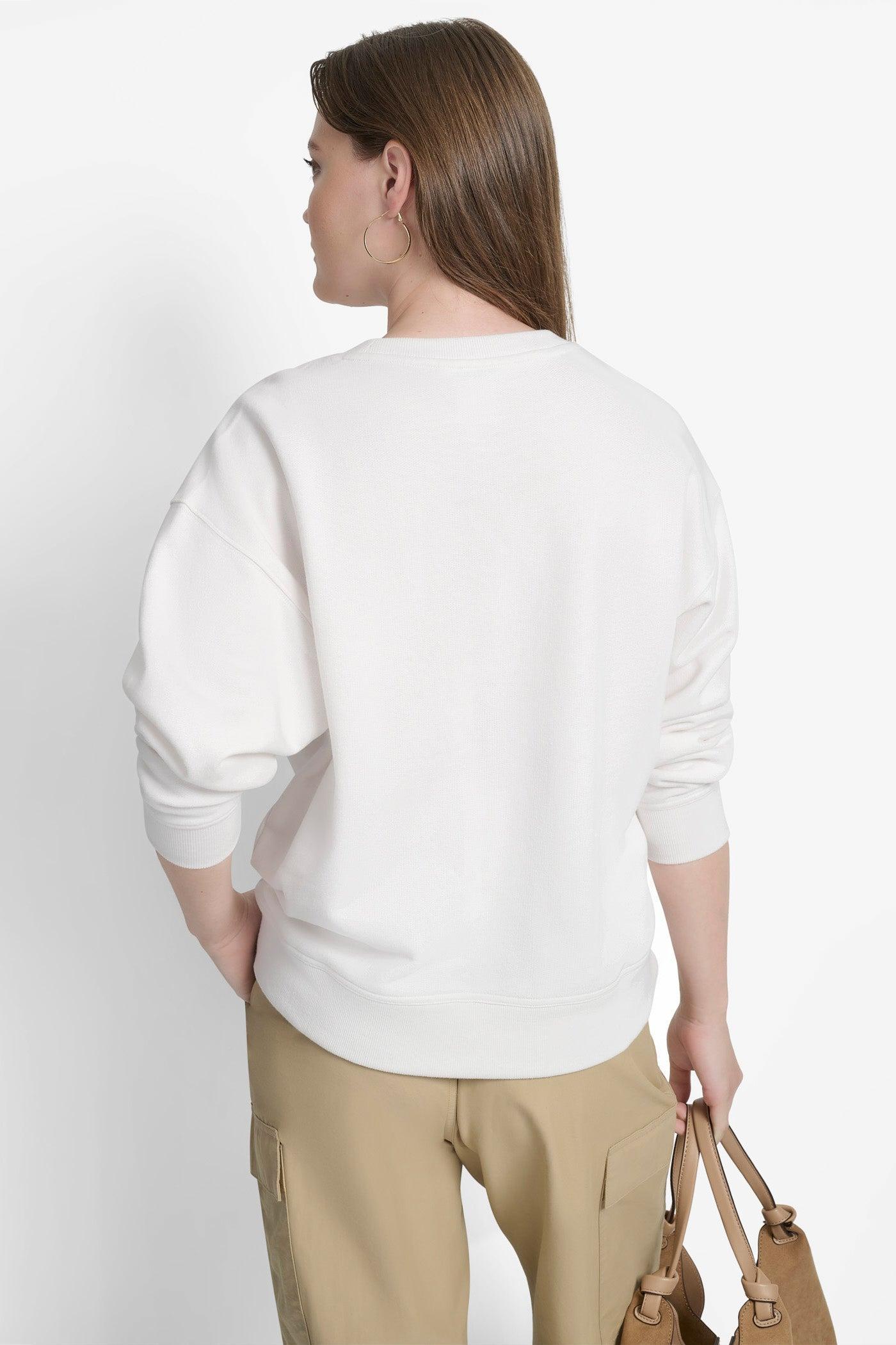 STACKED BASKETWEAVE LOGO SWEATSHIRT Product Image