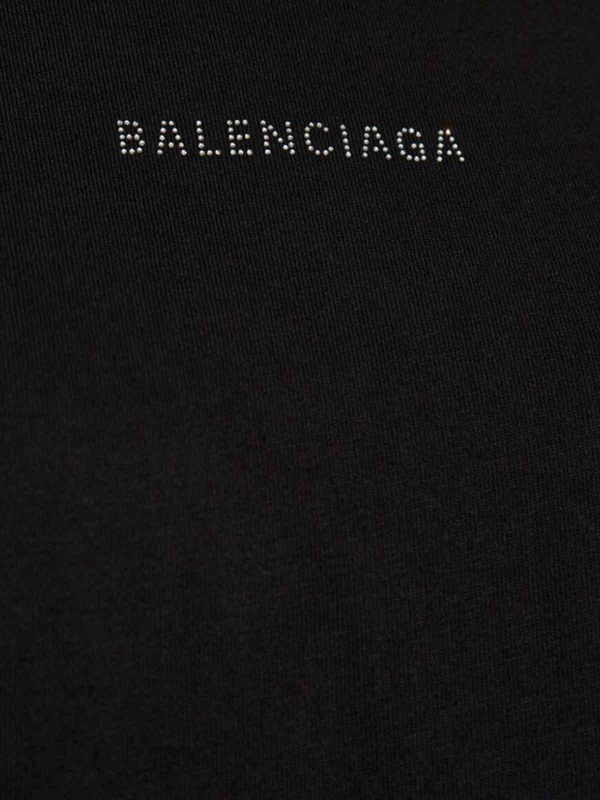 BALENCIAGA Medium Fit T-shirt In Black Product Image