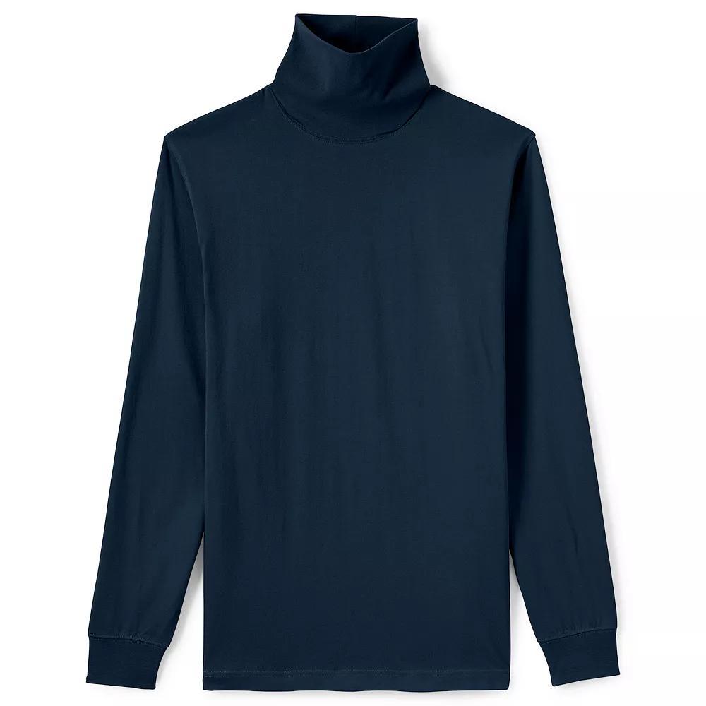 Big & Tall Lands End Super-T Classic-Fit Turtleneck, Mens Product Image
