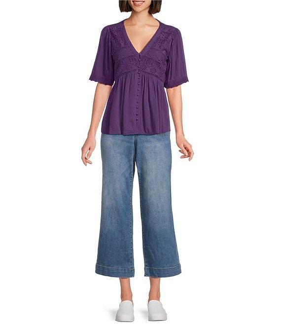 Nurture Short Sleeve V-Neck Top Product Image