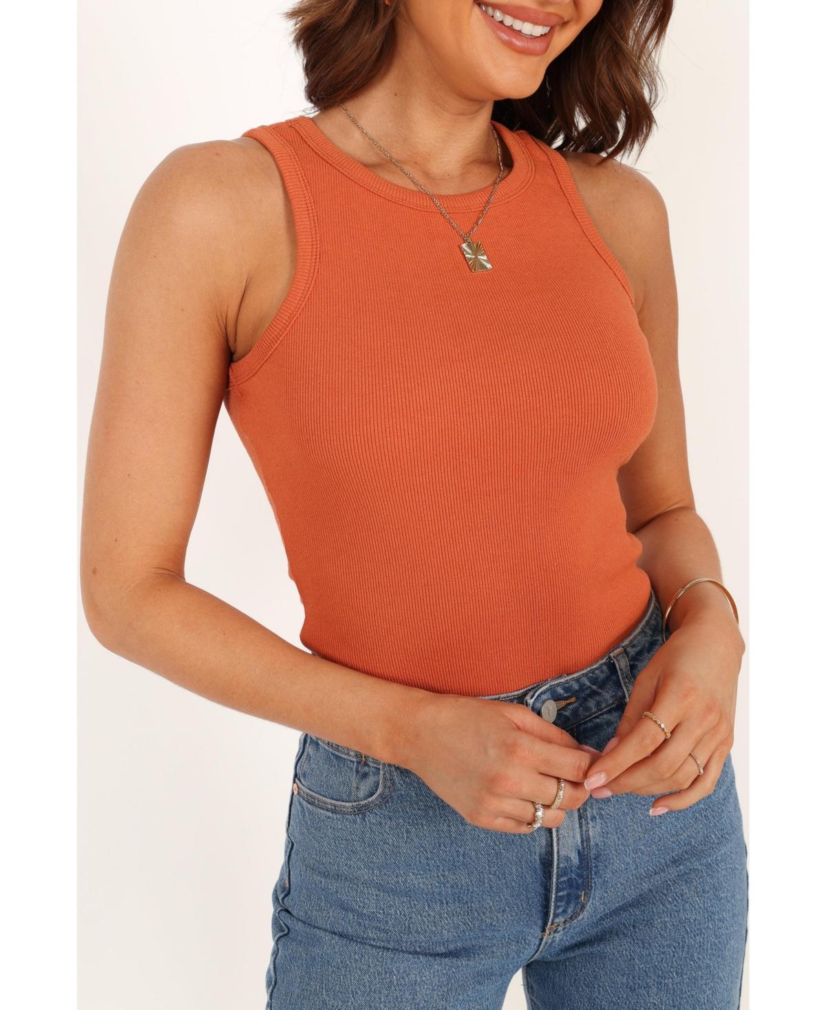 Petal and Pup Womens Ari Ribbed Tank Top Product Image