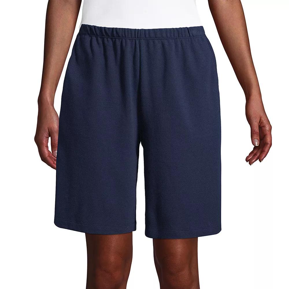 Women's Lands' End Sport Knit Pull-On Shorts, Size: XS, Black Product Image