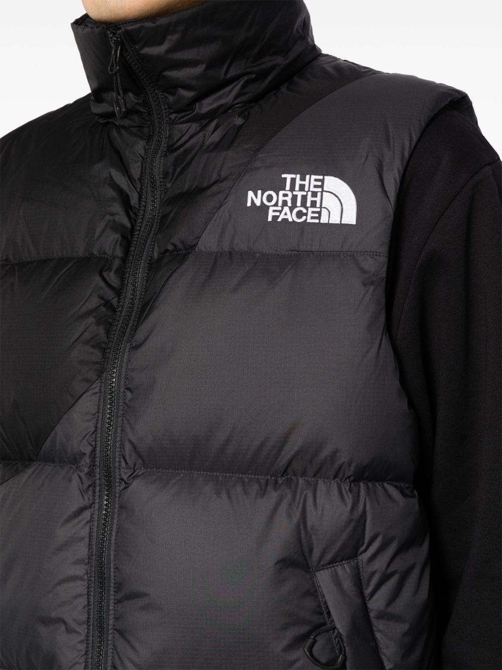 logo-embroidered padded jacket Product Image