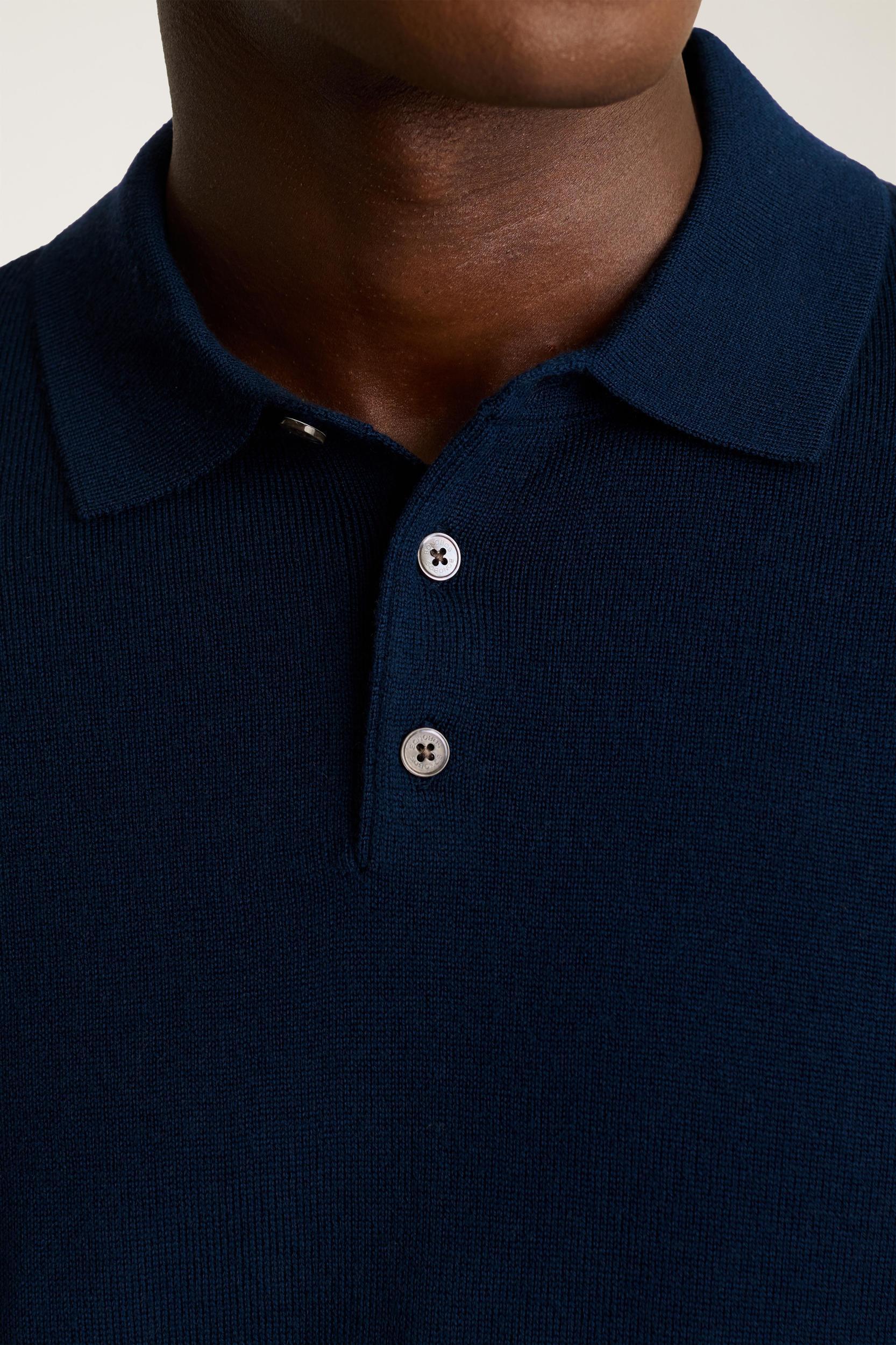 Hudson Long Sleeve Sweater Polo Product Image