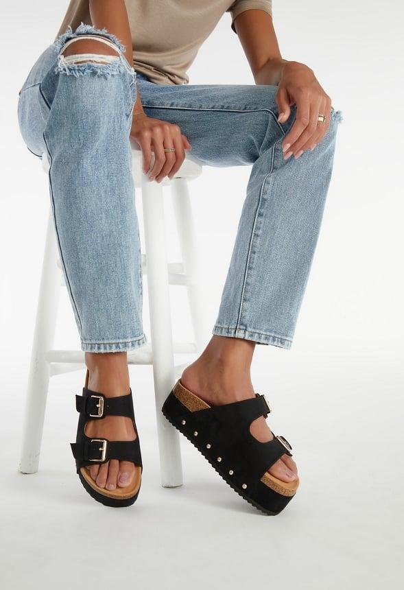 Abbie Platform Slide Sandal Product Image