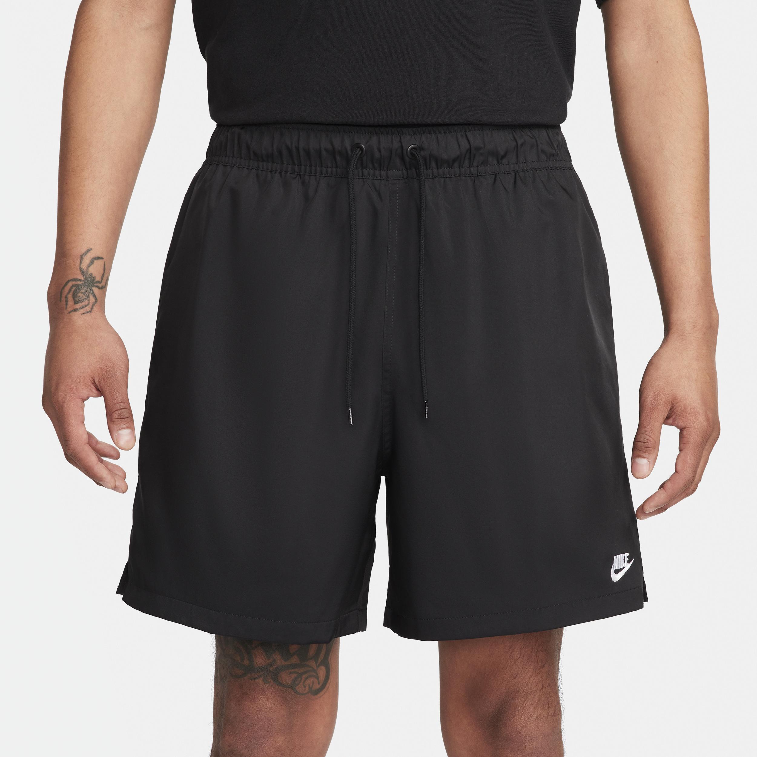 Big & Tall Nike Club Woven Flow Shorts, Men's, Size: Large Tall, Black Product Image