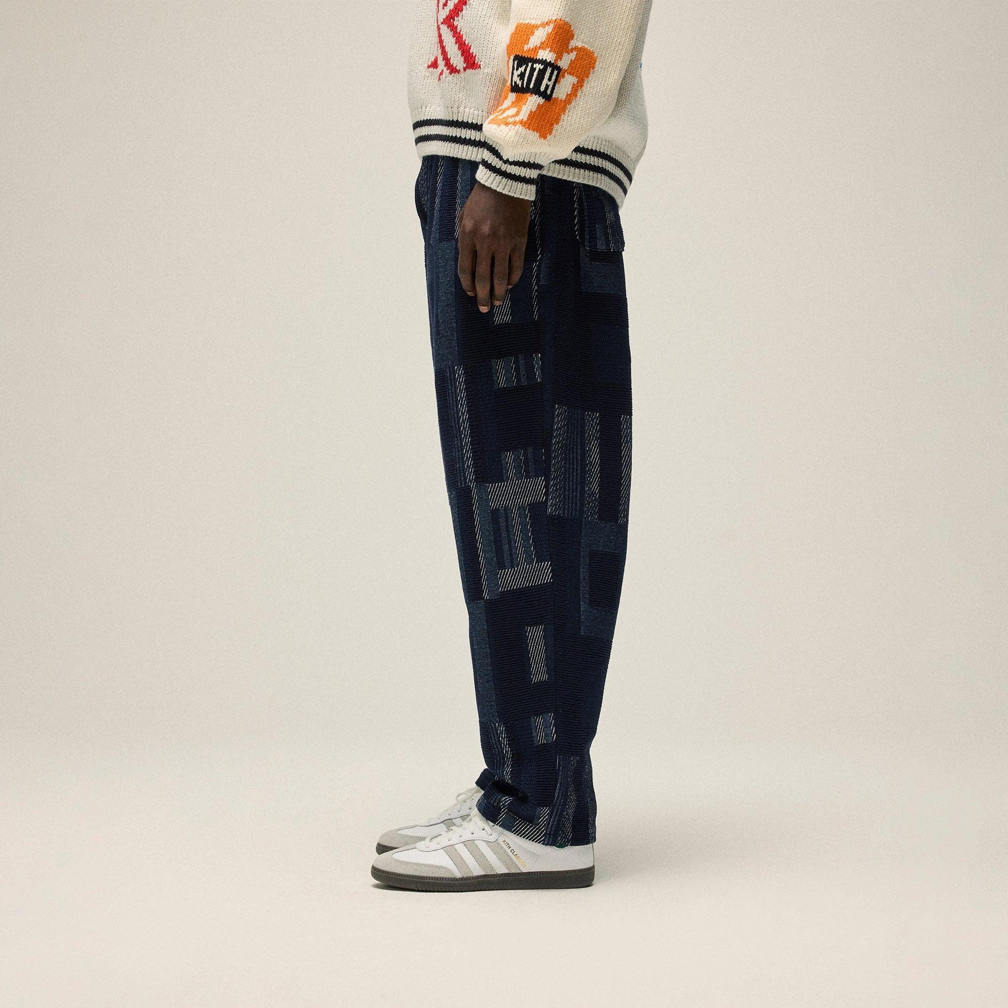 Kith Geometric Knit Elmhurst Pant - Nocturnal Male Product Image