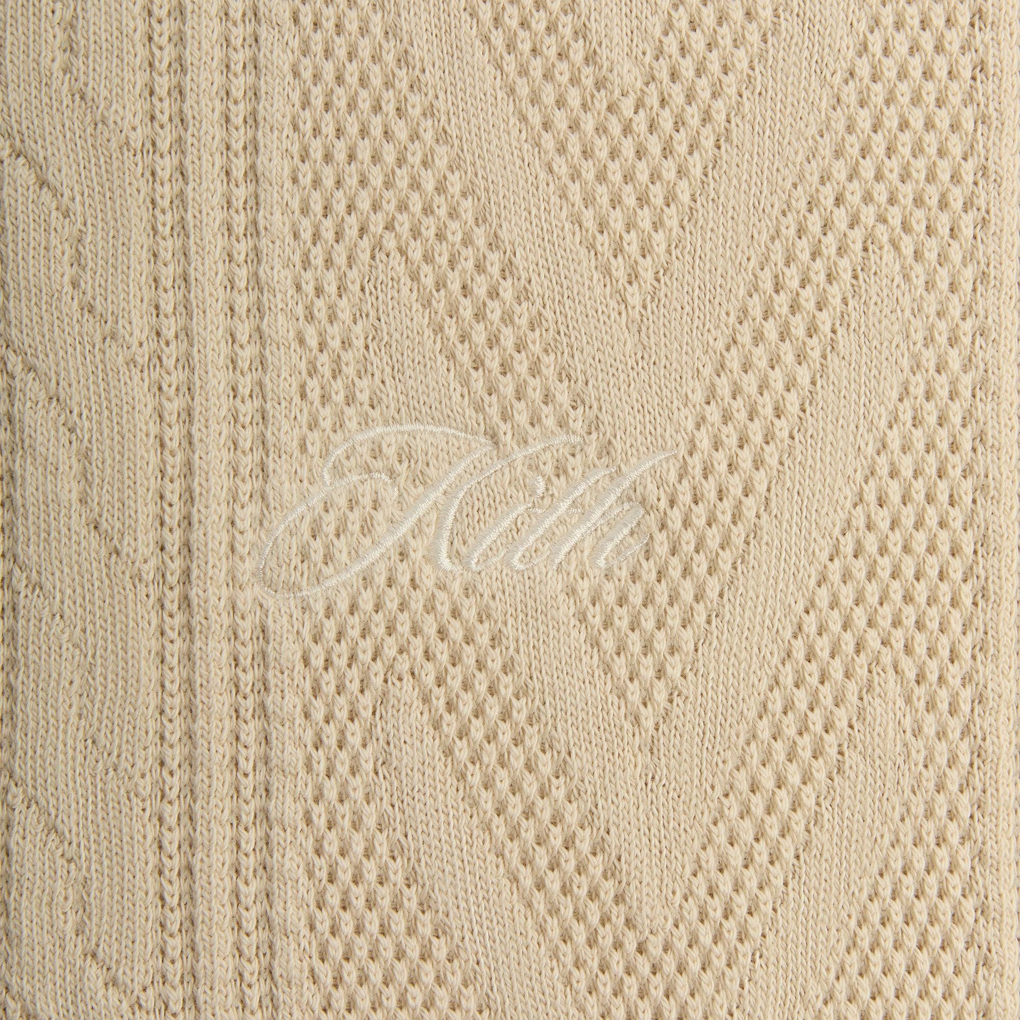 Kith Cable Fleece Quarter Zip - Arete Male Product Image