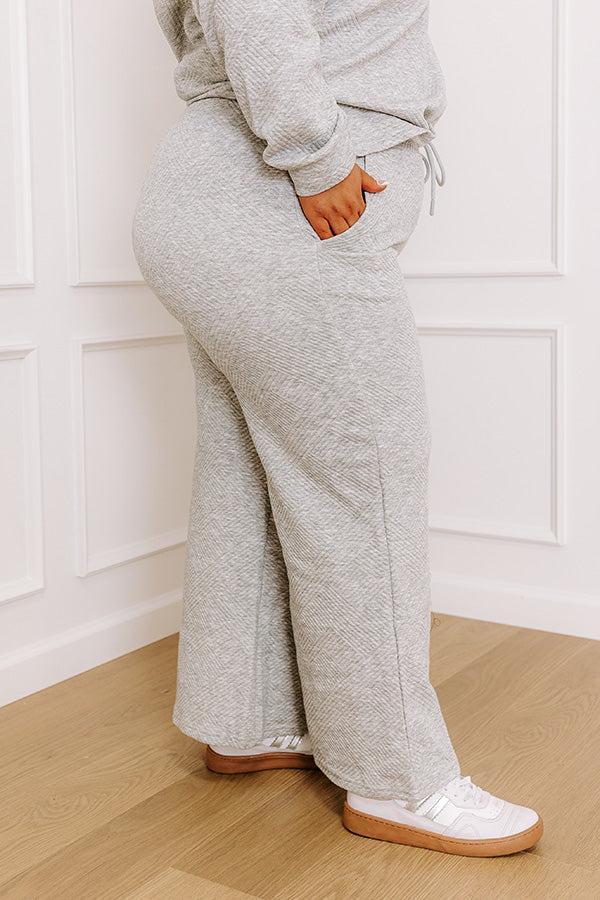 Lattes First High Waist Trousers in Grey Curves Product Image