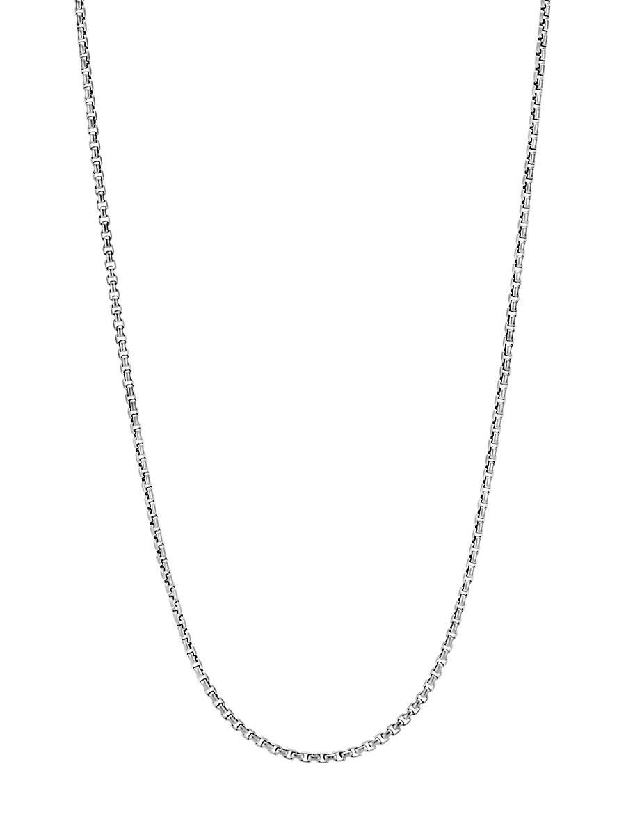 John Hardy Sterling Silver Classic Box Chain Necklace, 26 Product Image
