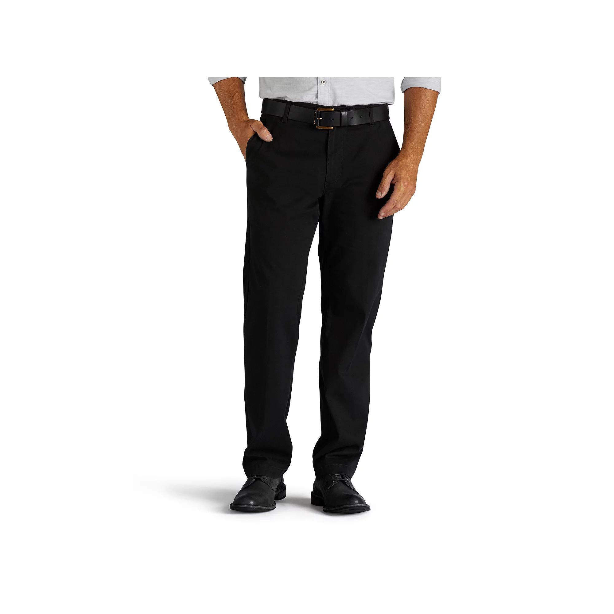 Big & Tall Lee® Extreme Comfort Relaxed-Fit Pants, Men's, Size: 50X30, Black Product Image