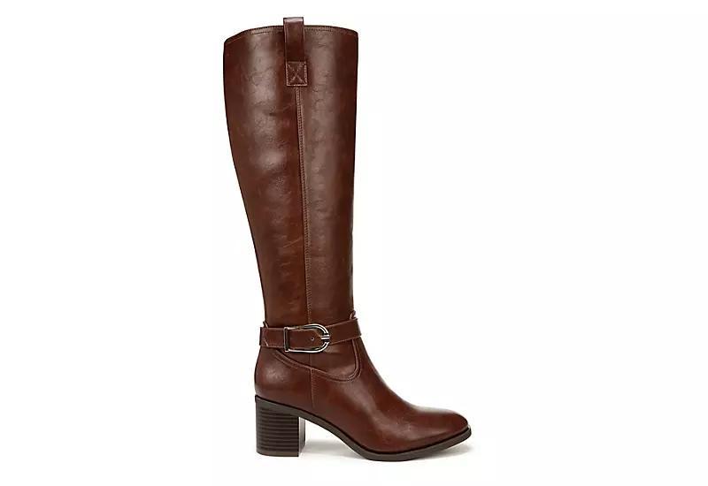 LifeStride Legend Women's Tall Heeled Riding Boots in Regular and Wide Calf, Size: 8.5, Brown Product Image