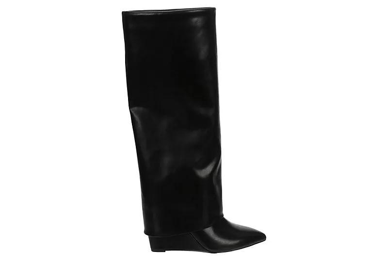 Madden Girl Womens Evander Fold Over Tall Dress Boot Product Image