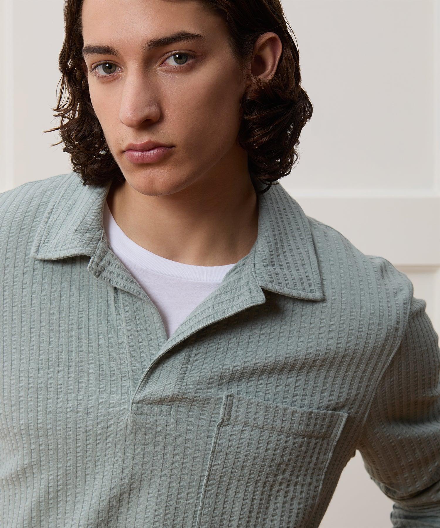 Seersucker Montauk Polo Product Image