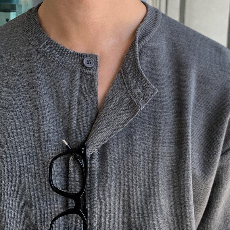 RT No. 4406 HALF SLEEVE BUTTON-UP CARDIGAN Product Image