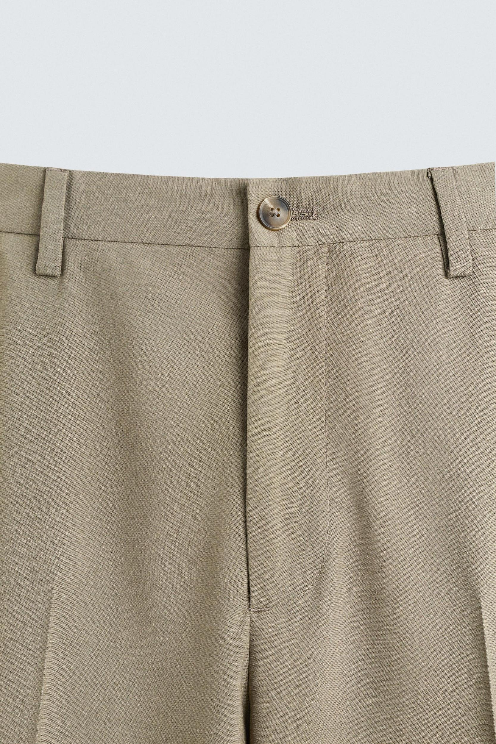 TEXTURED SUIT PANTS Product Image
