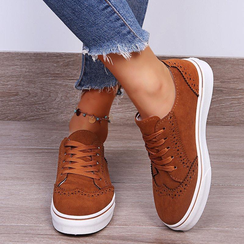 Suede Lace-Up Sneakers Product Image