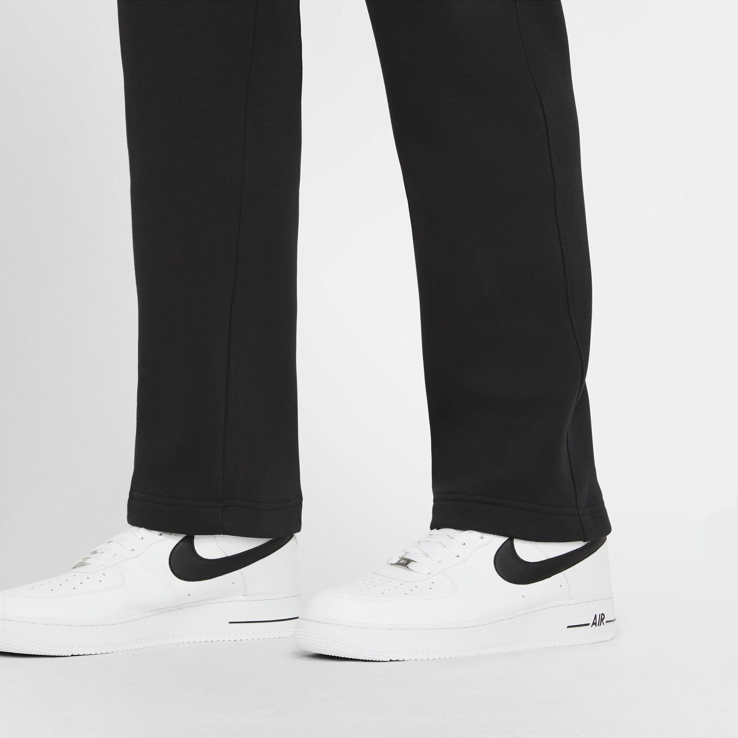 Men's Nike Sportswear Club Fleece Pants, Size: Medium, Black White Product Image