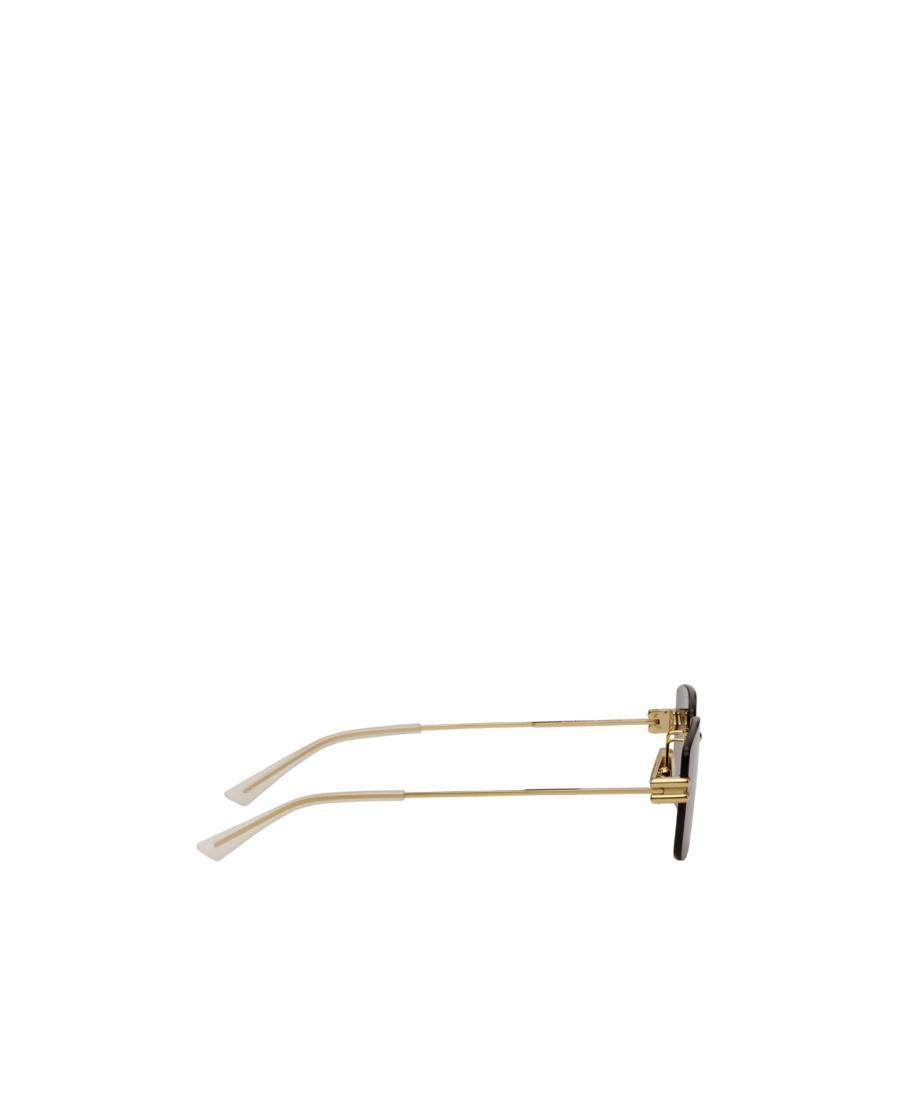 BOTTEGA VENETA Logo Sunglasses In Brown Product Image