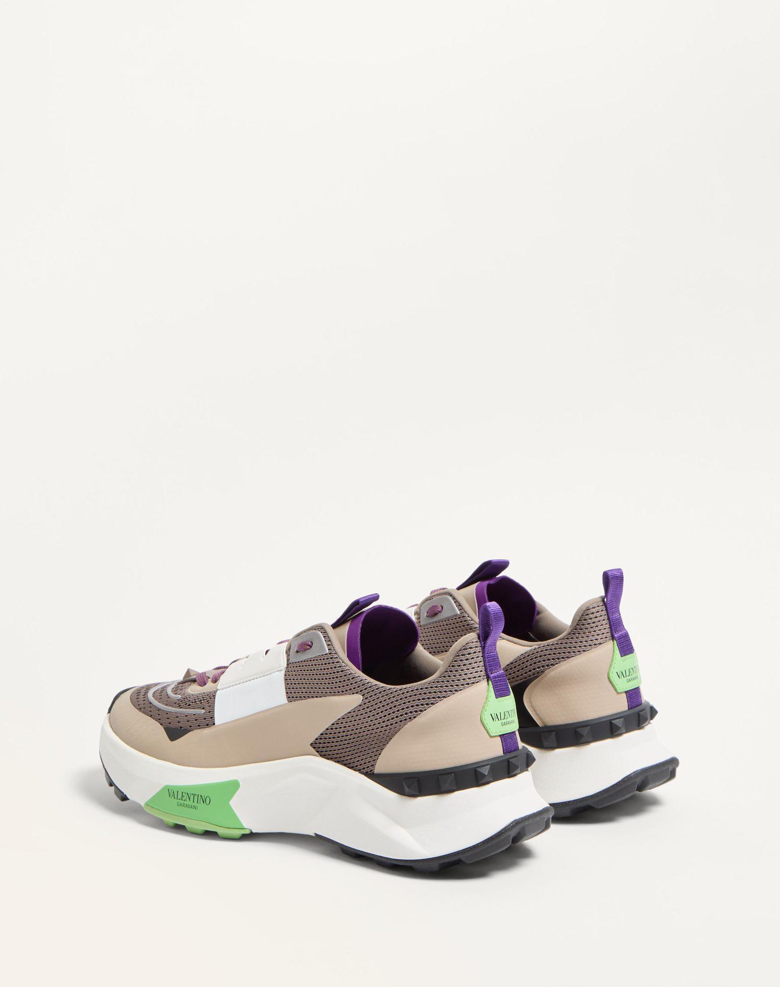 True Act Low Top Sneaker In Mesh And Rubberized Fabric Product Image