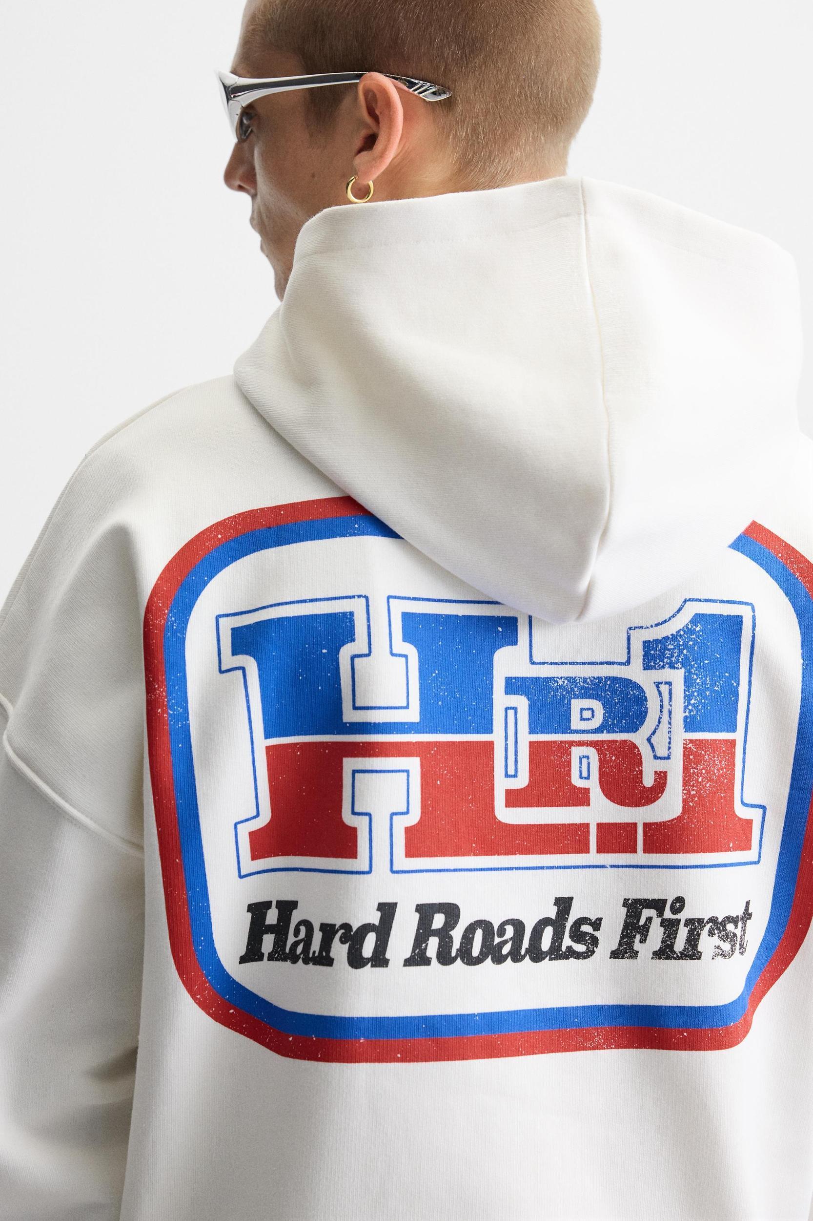 RACING PRINT HOODIE Product Image