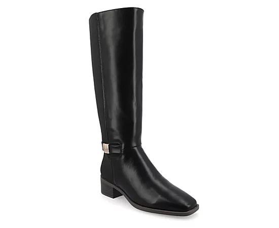 Journee Tru Comfort Foam Womens Londyn Calf Boots Red Product Image